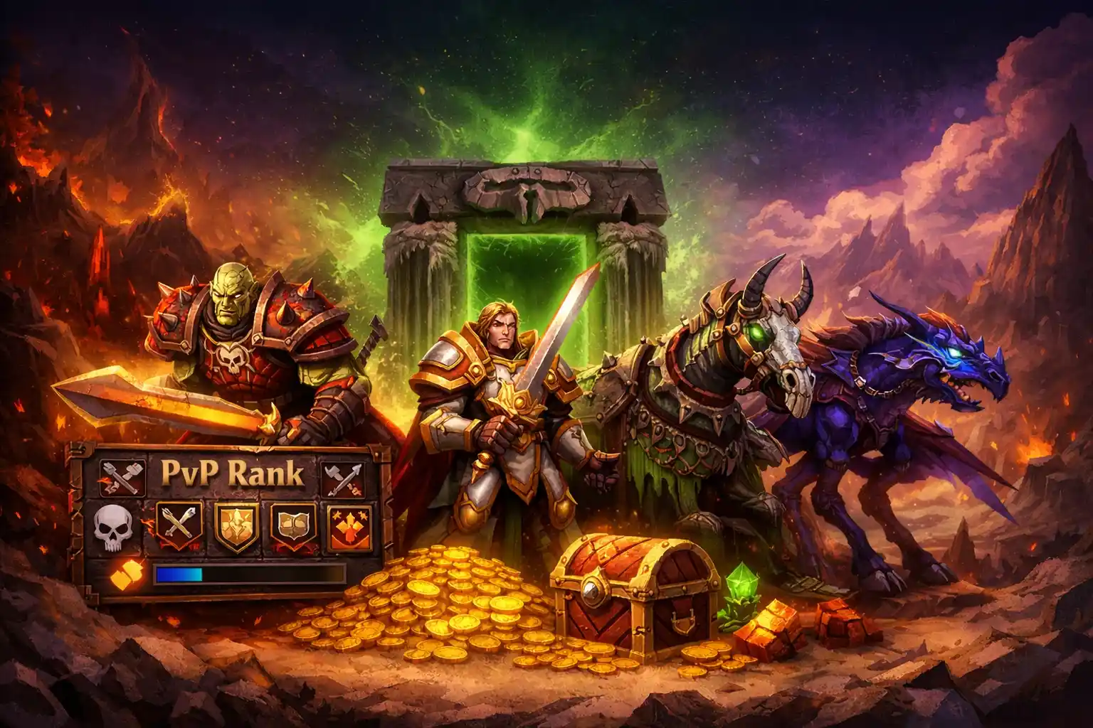 Layered Boosting Strategies: How Combining PvP Rank Progression with Reputation and Mount Farming Accelerates Your WoW Burning Crusade Journey