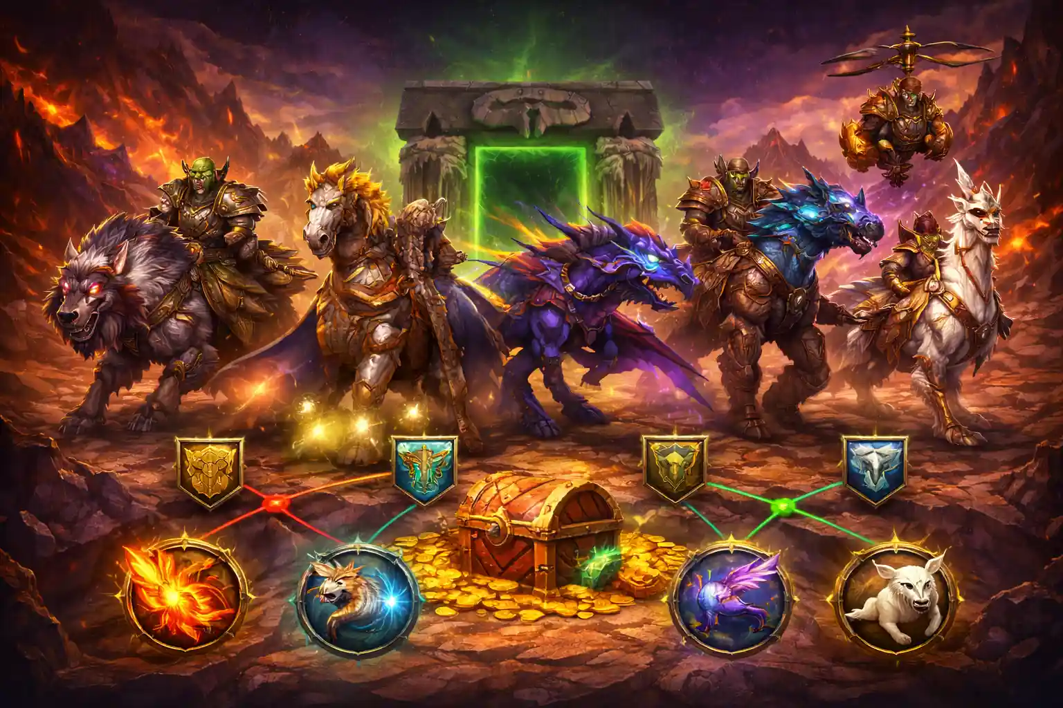 Maximizing WoW TBC Classic Mount Collection Efficiency: Strategic Boosting Paths and Hidden Faction Synergies