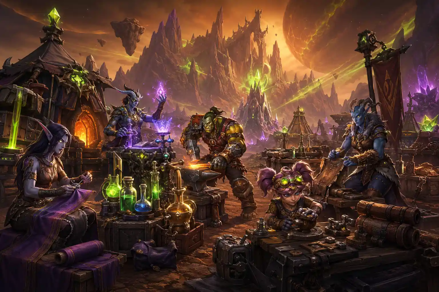 Profession Kits: Efficient Alt Progression in TBC: How to Keep Alts Useful Without Grinding Forever