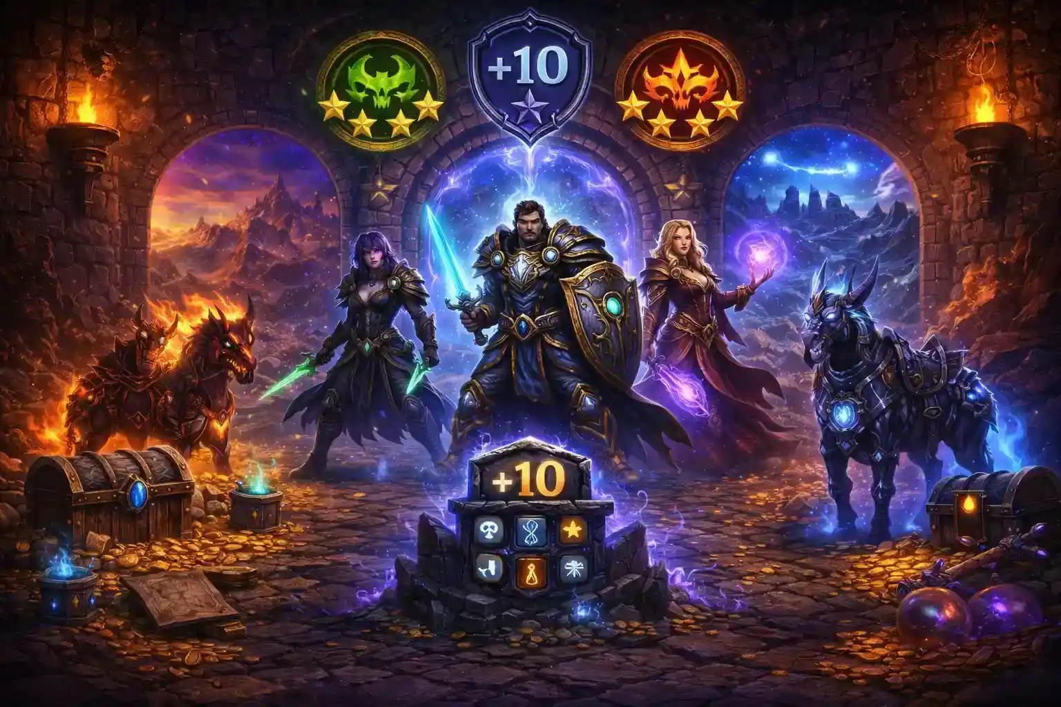 The Benefits of Buying a Mythic+10 Key Boost: Gear, Mounts, and Progression