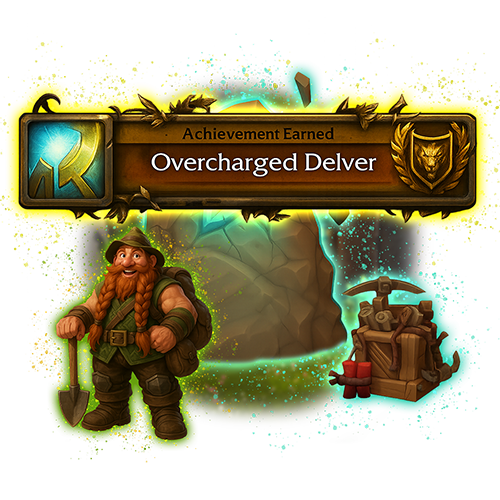 Overcharged Delver Achievement